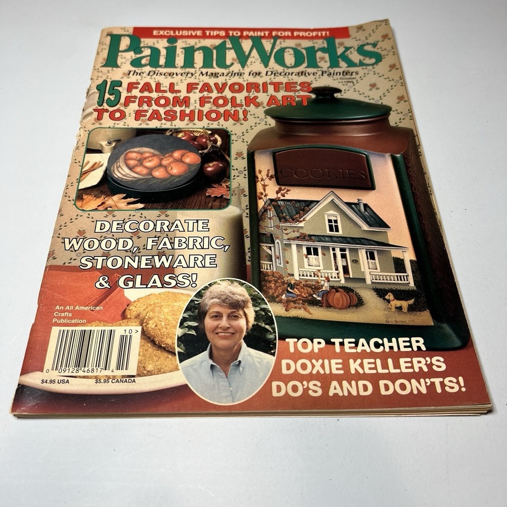 PaintWorks Magazine 1995 Issue Decorative Tole Painting Patterns Craft Crafting